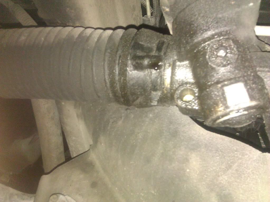 PS steering leak thru tie rod boot Chevy Truck Forum GMC Truck