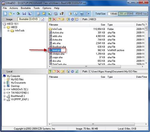 Hướng dẫn tạo đĩa Multi-boot (Setup Windows 7, Setup Windows XP & Hiren's Boot) 5