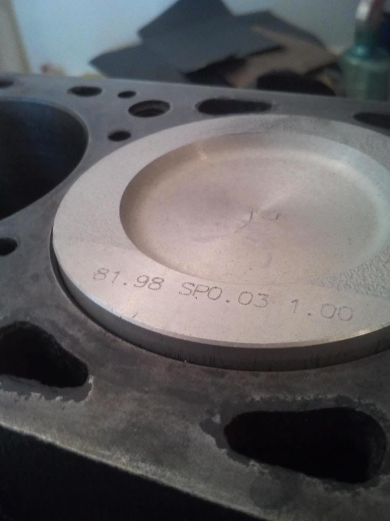 8v Pistons 4mm above the deck