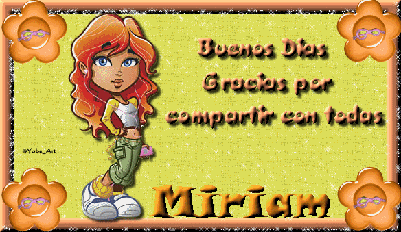 miriambuenos.gif GRACIAS BUENOS DIAS picture by mirisar
