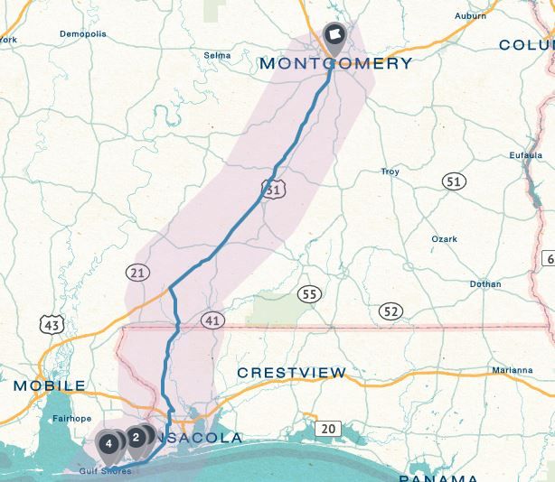 Deep South: Alabama - Louisiana - Mississippi - Tennessee - Blogs de USA - Día 2: Sweet home Alabama (Montgomery – Gulf Shores) (4)