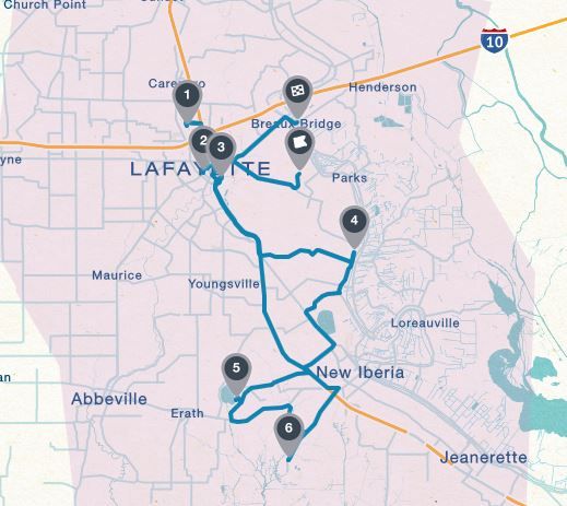 Deep South: Alabama - Louisiana - Mississippi - Tennessee - Blogs de USA - Día 8: Acadia (Lake Martin – Breaux Bridge – Avery Island – Lafayette) (2)