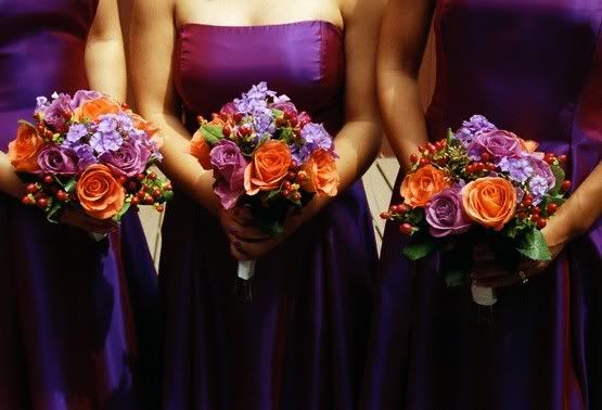 Purple Dresses Oranges Lavenders and Purples goes well with the Purple