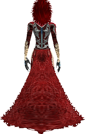 Rosso the Crimson outfit - Back