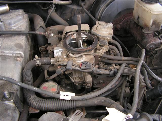 Mazda B2600 2.6L Mitsubishi de-smog and Weber carburetor conversion