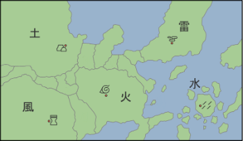 Naruto World  on Naruto World Map