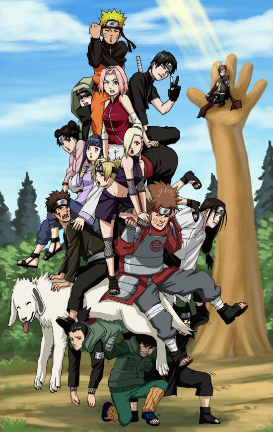 NARUTO AND HIR FRIENDS Pictures, Images and Photos