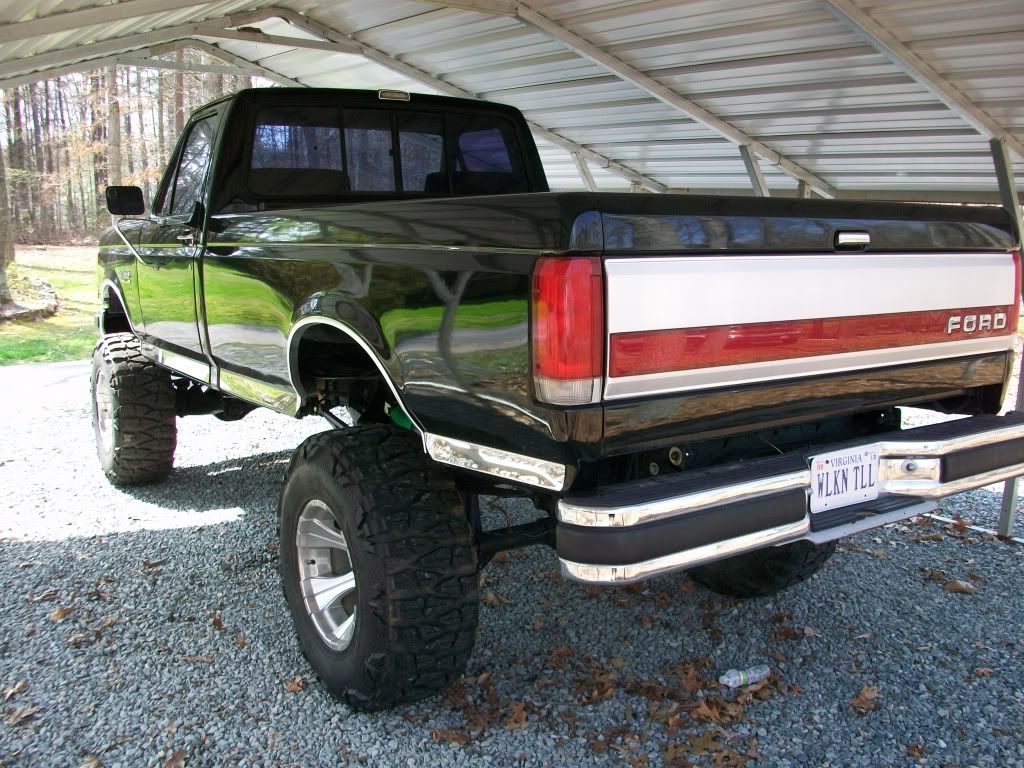 lifted 1990 f150 on 37s very low miles, 351 v8, need to sell now ...